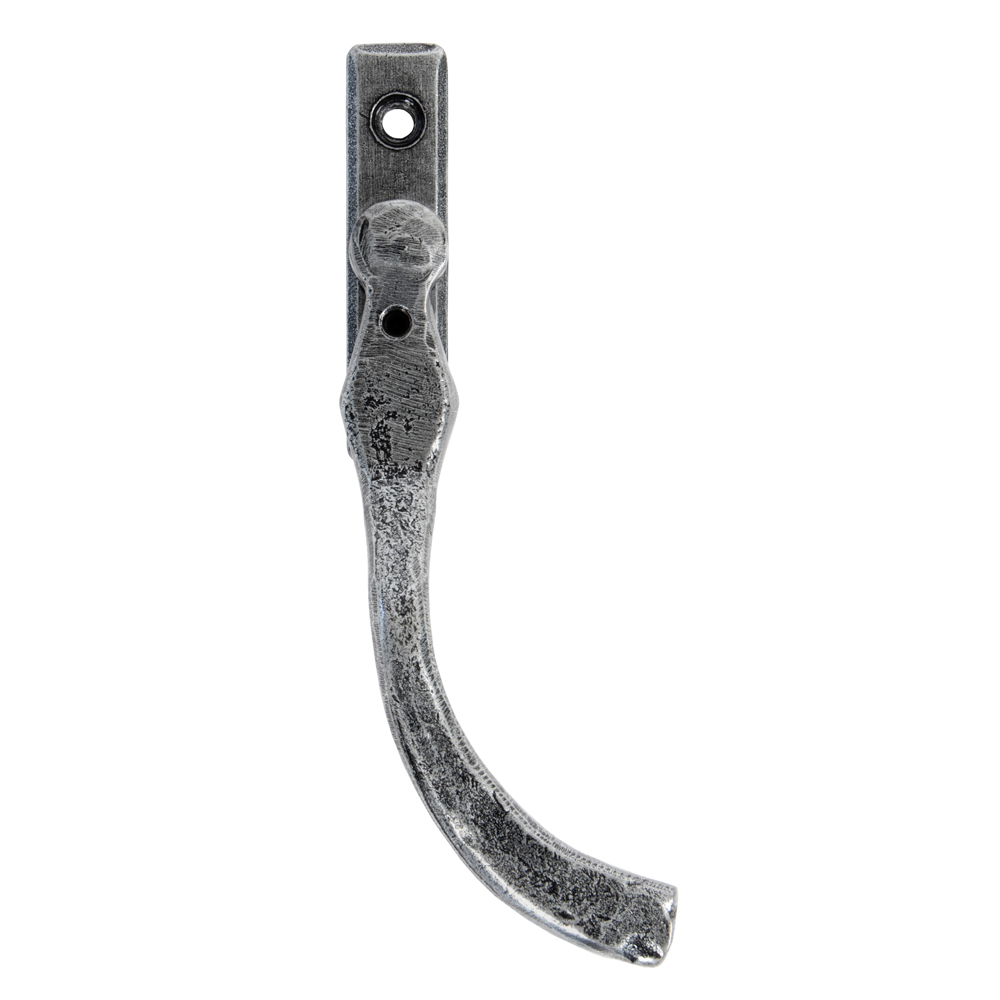 From The Anvil Peardrop Espag Window Handle - Pewter (Right-Hand)